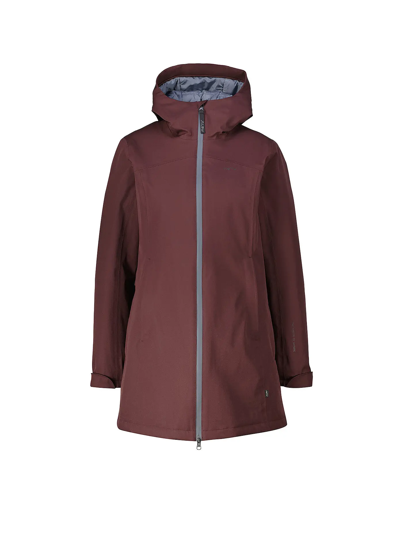 MERU | Damen Wintermantel Nora Hoodie | braun